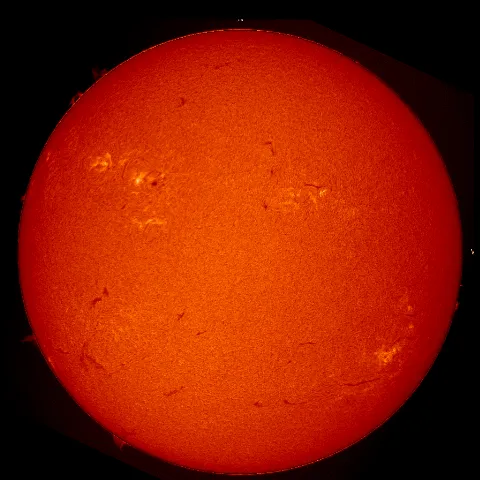 Image of Sun's chromosphere