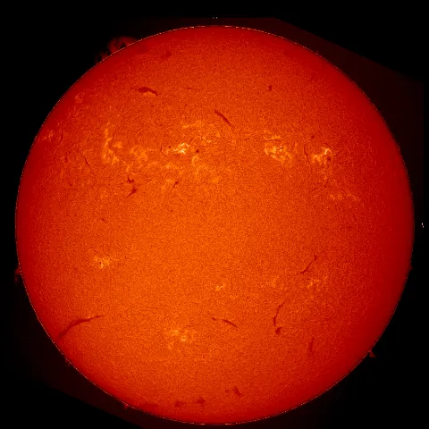 Image of Sun's chromosphere