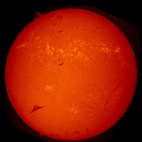 Image of Sun's chromosphere