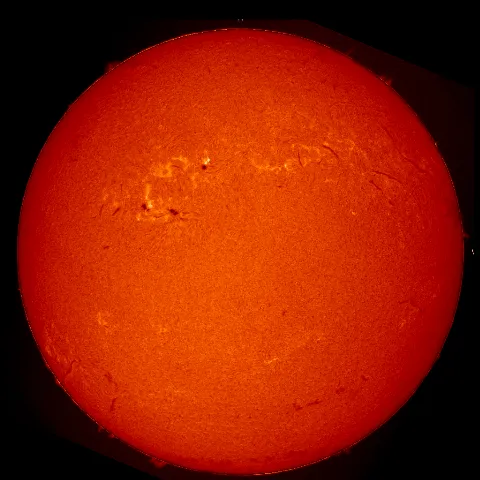 Image of Sun's chromosphere