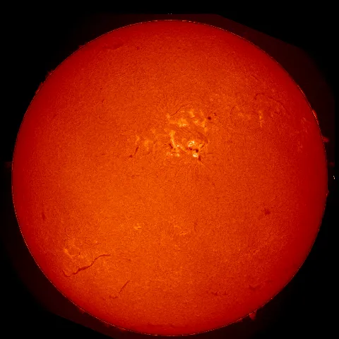 Image of Sun's chromosphere