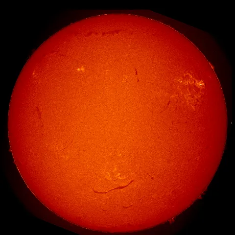 Image of Sun's chromosphere