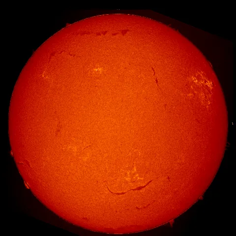 Image of Sun's chromosphere