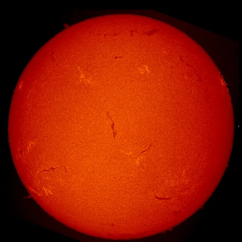 Image of Sun's chromosphere