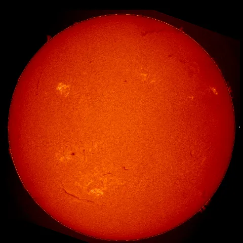 Image of Sun's chromosphere