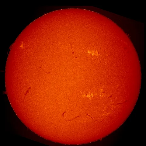 Image of Sun's chromosphere