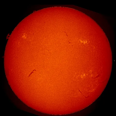 Image of Sun's chromosphere