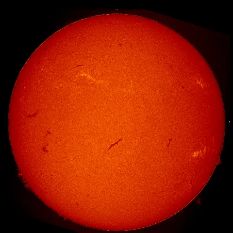 Image of Sun's chromosphere