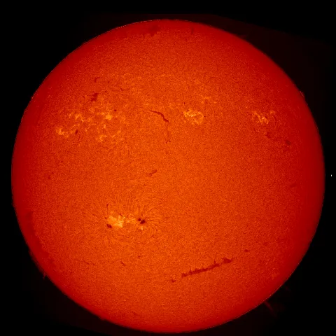 Image of Sun's chromosphere