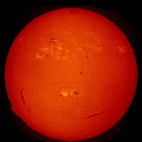 Image of Sun's chromosphere