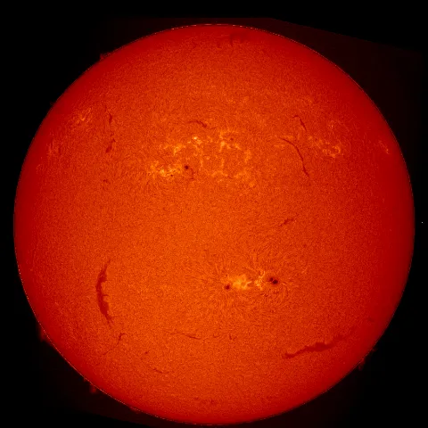 Image of Sun's chromosphere