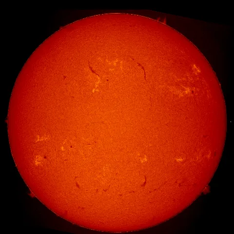 Image of Sun's chromosphere