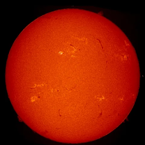 Image of Sun's chromosphere