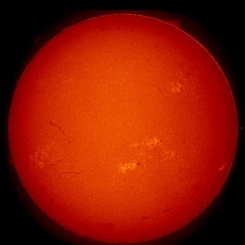 Image of Sun's chromosphere