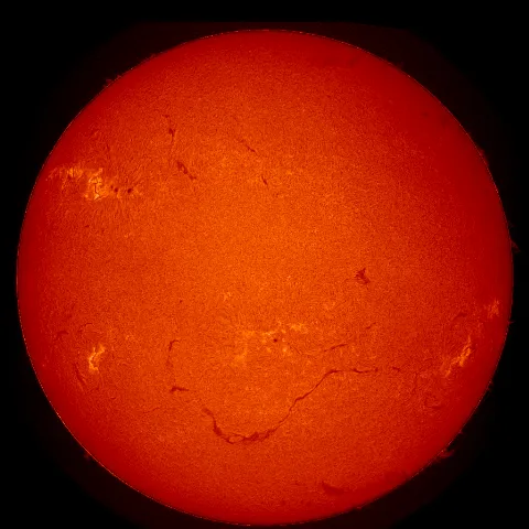 Image of Sun's chromosphere