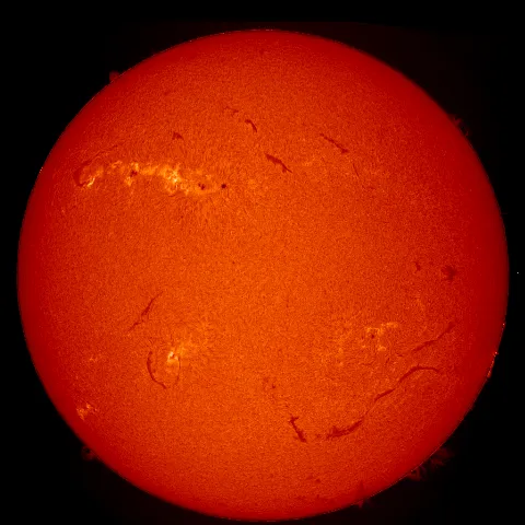 Image of Sun's chromosphere