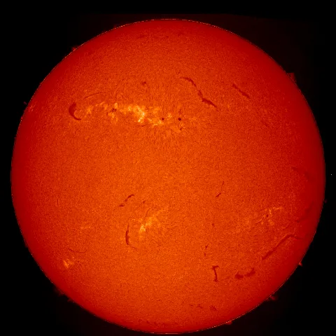 Image of Sun's chromosphere