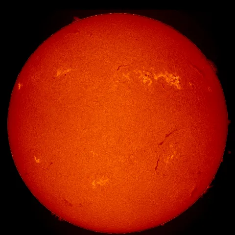 Image of Sun's chromosphere