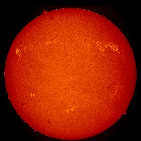 Image of Sun's chromosphere