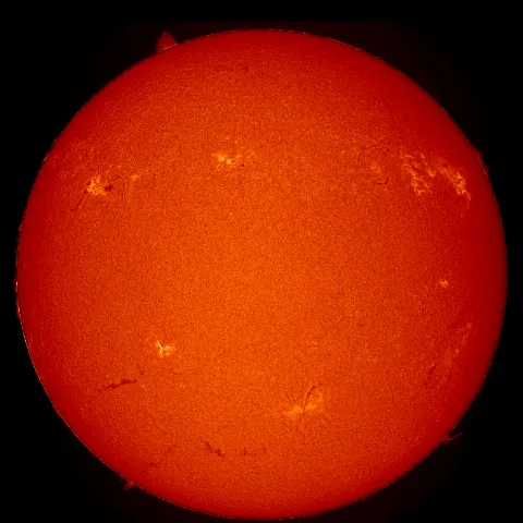 Image of Sun's chromosphere