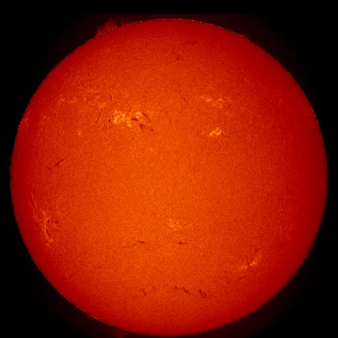 Image of Sun's chromosphere