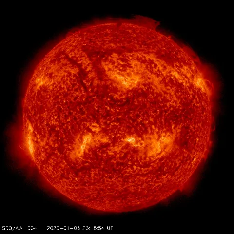 Image of Sun's transition region