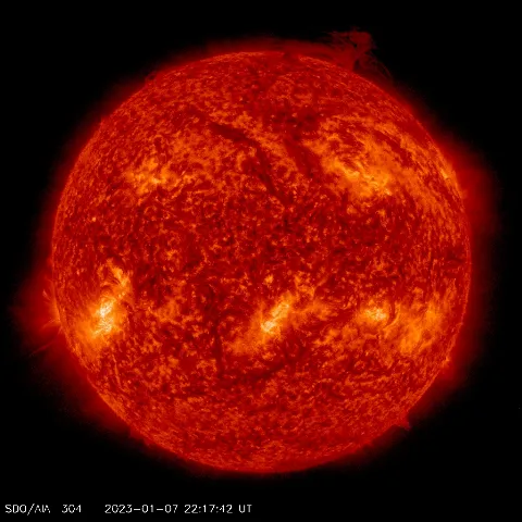 Image of Sun's transition region