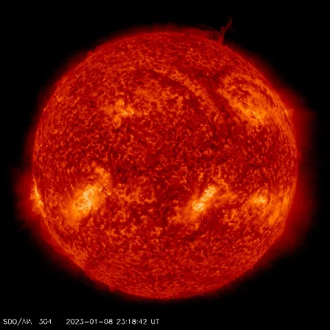 Image of Sun's transition region