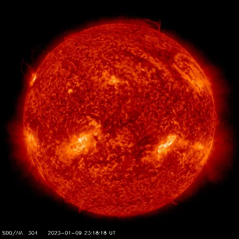 Image of Sun's transition region