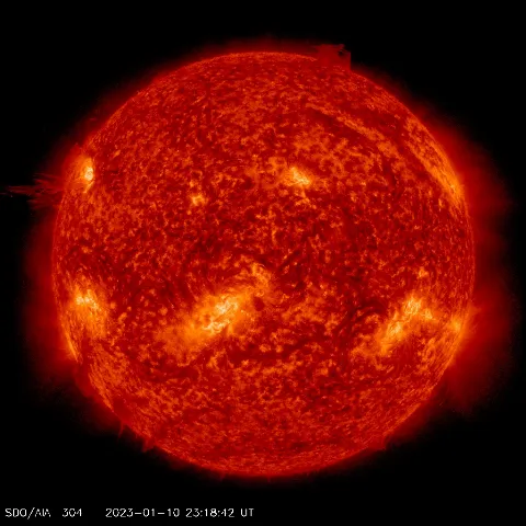 Image of Sun's transition region