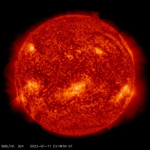 Image of Sun's transition region