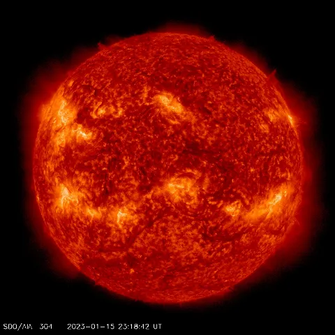 Image of Sun's transition region