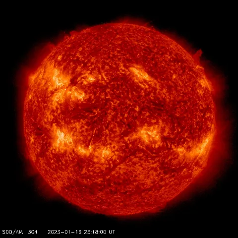 Image of Sun's transition region