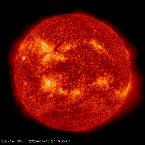 Image of Sun's transition region