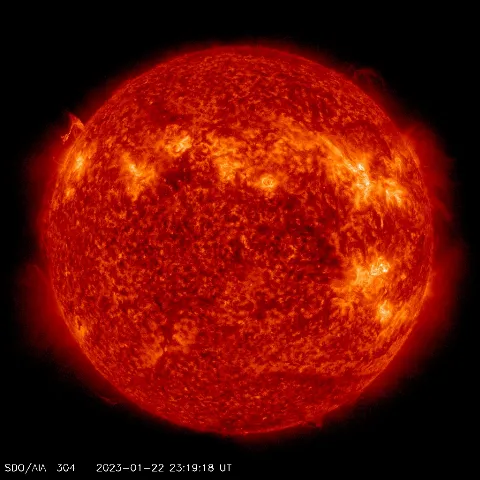 Image of Sun's transition region