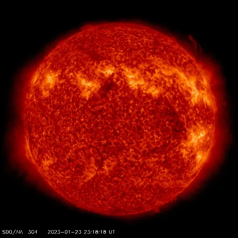 Image of Sun's transition region