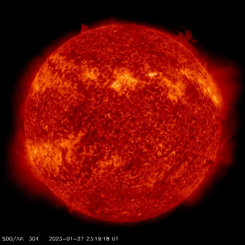 Image of Sun's transition region