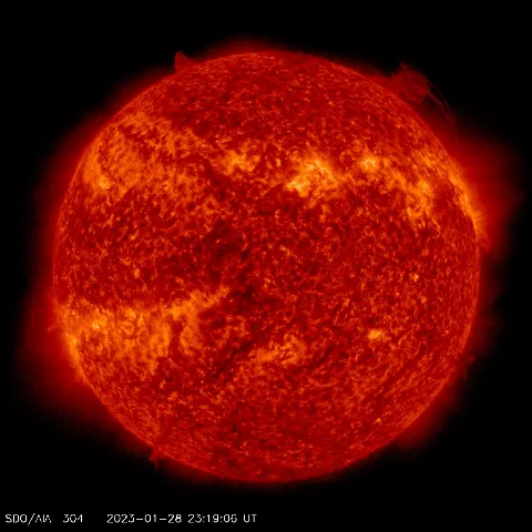 Image of Sun's transition region