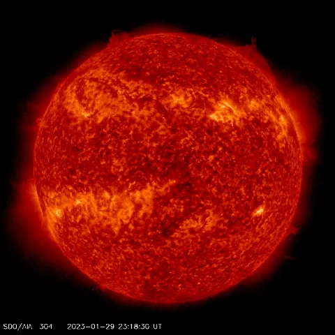 Image of Sun's transition region