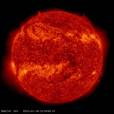 Image of Sun's transition region