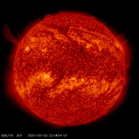 Image of Sun's transition region