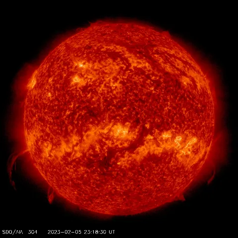 Image of Sun's transition region