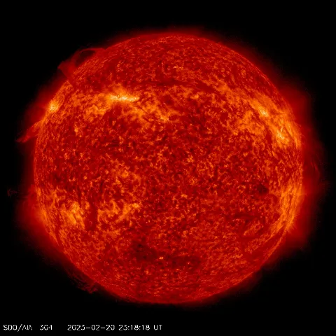 Image of Sun's transition region