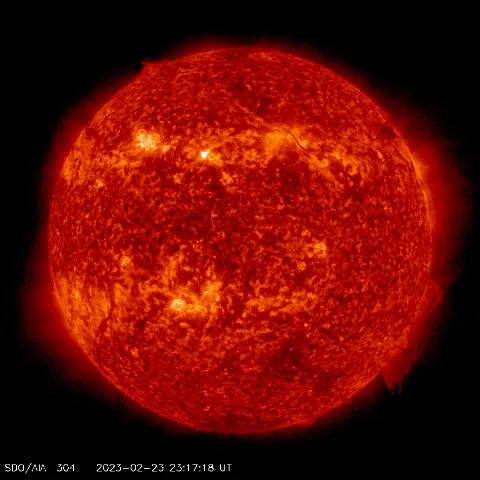 Image of Sun's transition region