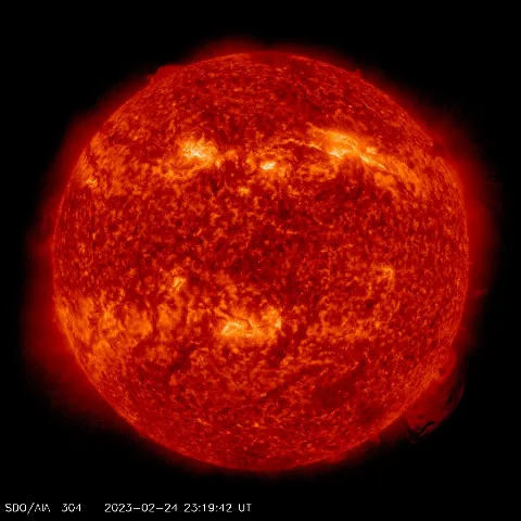 Image of Sun's transition region