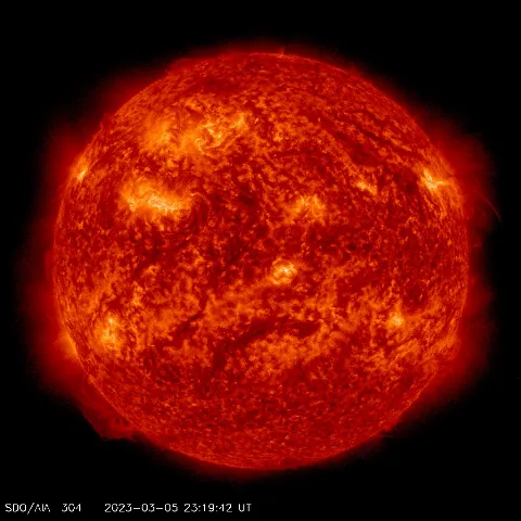 Image of Sun's transition region