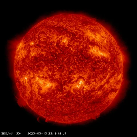 Image of Sun's transition region