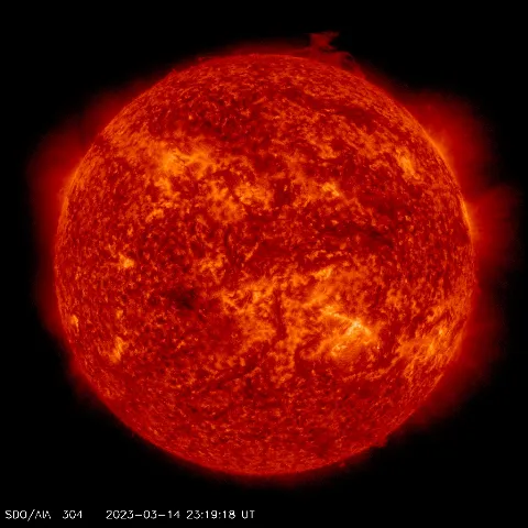 Image of Sun's transition region