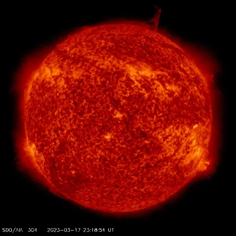 Image of Sun's transition region