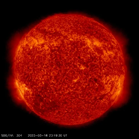 Image of Sun's transition region